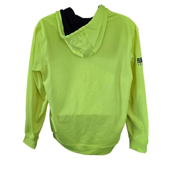 Neon Yellow Zip-Up Hoodie By 40 grit from Duluth Trading Company - Picture 2 of 8